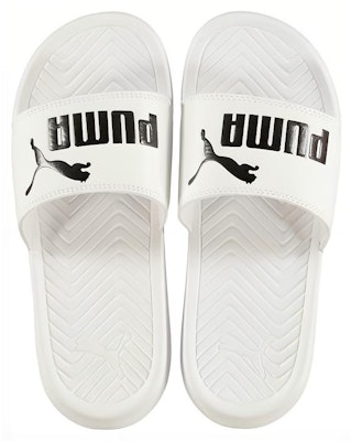 (W) Puma Popcat Selipar Putih 'Putih Hitam' 361222-13 Order (W) Puma Popcat Selipar Putih 'Putih Hitam' 361222-13