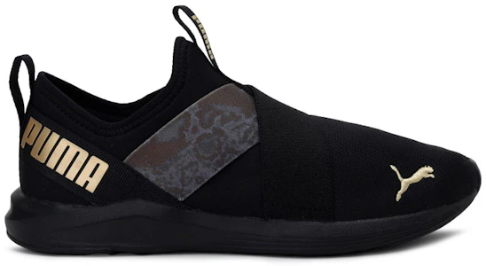 Lookbook (Women) Puma Prowl Slip-On 'Animal - Black Team Gold' 194408-01