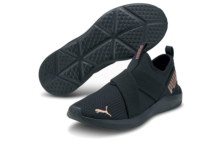 Shop (W) Puma Prowl Slip-On ''Nero Oro Rosa'' 193078-03