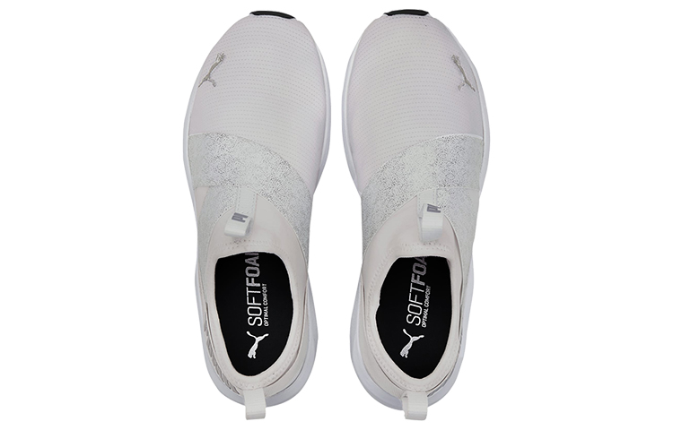 Lookbook (W) Scarpe da running Puma Prowl Slip-on Metallic Khaki Grigio Basse ''Bianco Khaki''. 194116-01