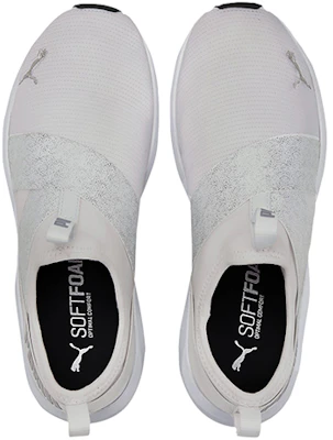 (W) Scarpe da running Puma Prowl Slip-on Metallic Khaki Grigio Basse ''Bianco Khaki''. 194116-01 Lookbook (W) Scarpe da running Puma Prowl Slip-on Metallic Khaki Grigio Basse ''Bianco Khaki''. 194116-01