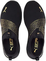 Shop (Women) Puma Prowl Slip-on Metallic Low-top Running Shoes Black 194116-02