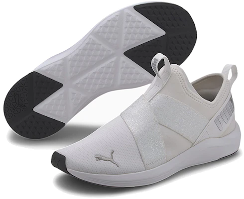 (W) Scarpe da running Puma Prowl Slip-on Metallic Khaki Grigio Basse ''Bianco Khaki''. 194116-01 Purchase (W) Scarpe da running Puma Prowl Slip-on Metallic Khaki Grigio Basse ''Bianco Khaki''. 194116-01