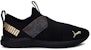(W) Puma Prowl Animal Slip-On 'Hitam Emas' 194408-01