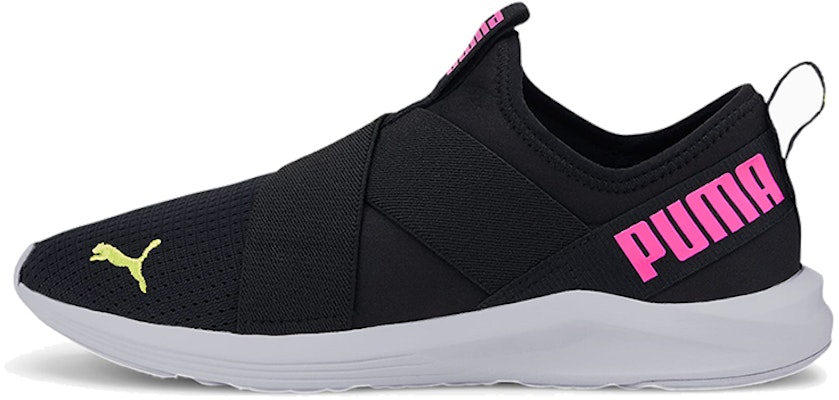 (Women) Puma Prowl Slip On Low Top Running Shoes Black/White/Pink 193078-13 Buy (Women) Puma Prowl Slip On Low Top Running Shoes Black/White/Pink 193078-13