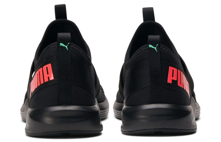Shop (Women) Puma Prowl Slip On 'Black Red' 193078-16