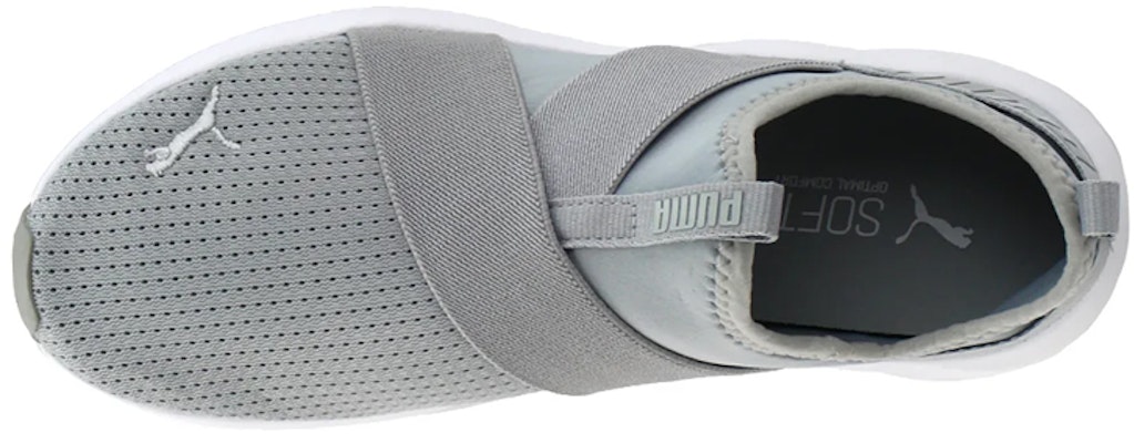 (Women) Puma Prowl Slip On Gray 'White' 193078-12 Lookbook (Women) Puma Prowl Slip On Gray 'White' 193078-12