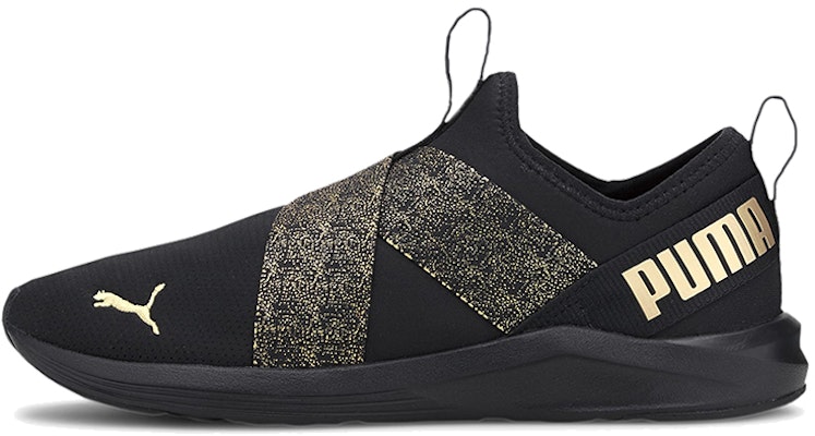 (Women) Puma Prowl Slip-on Metallic Low-top Running Shoes Black 194116-02 Buy (Women) Puma Prowl Slip-on Metallic Low-top Running Shoes Black 194116-02