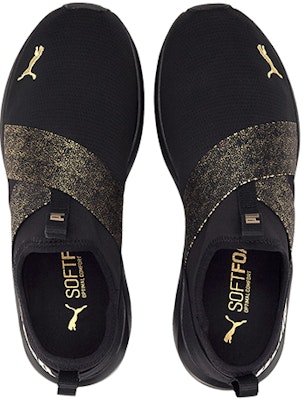 (W) Puma Prowl Slip-on Metallic Sepatu Lari Hitam Tanpa Tali 194116-02 Lookbook (W) Puma Prowl Slip-on Metallic Sepatu Lari Hitam Tanpa Tali 194116-02
