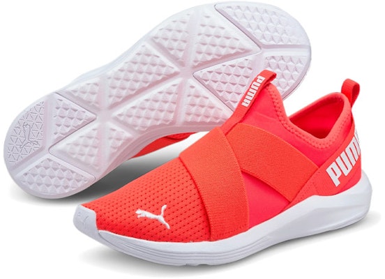 (Women) Puma Prowl Slip On Low-Top Sneakers Orange/White 193078-15 Lookbook (Women) Puma Prowl Slip On Low-Top Sneakers Orange/White 193078-15