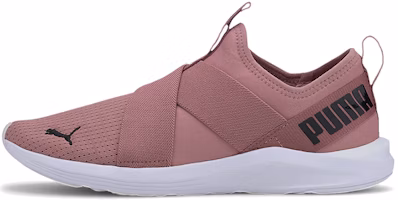 (Women) Puma Prowl Slip On Low Top Running Shoes Pink/White 193078-08 (Women) Puma Prowl Slip On Low Top Running Shoes Pink/White 193078-08