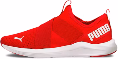 (Women) Puma Prowl Slip On Red/ 'White' 193078-06 (Women) Puma Prowl Slip On Red/ 'White' 193078-06
