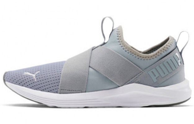(Women) Puma Prowl Slip On Gray 'White' 193078-12 Buy (Women) Puma Prowl Slip On Gray 'White' 193078-12
