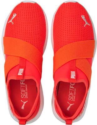 (W) Puma Prowl Slip On Scarpe Basse Arancioni/Bianche 193078-15 Shop (W) Puma Prowl Slip On Scarpe Basse Arancioni/Bianche 193078-15