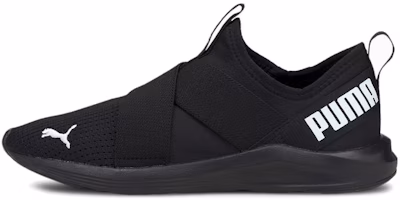 (Women) Puma Prowl Slip On Low-Top Sneakers Black 193078-14 (Women) Puma Prowl Slip On Low-Top Sneakers Black 193078-14