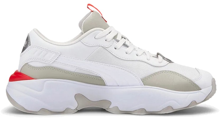 (Women) Puma Pulsar Glow 'White Gray Red' 373044-02 Order (Women) Puma Pulsar Glow 'White Gray Red' 373044-02
