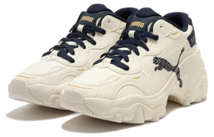 Shop PUMA Pulsar Wedge 舒適 耐磨輕便 低筒 潮流鞋 女款 黑白色