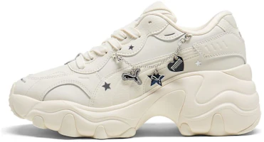 (Women) Puma Pulsar Wedge 'Chain - Frosted Ivory Silver' 400491-01 (Women) Puma Pulsar Wedge 'Chain - Frosted Ivory Silver' 400491-01