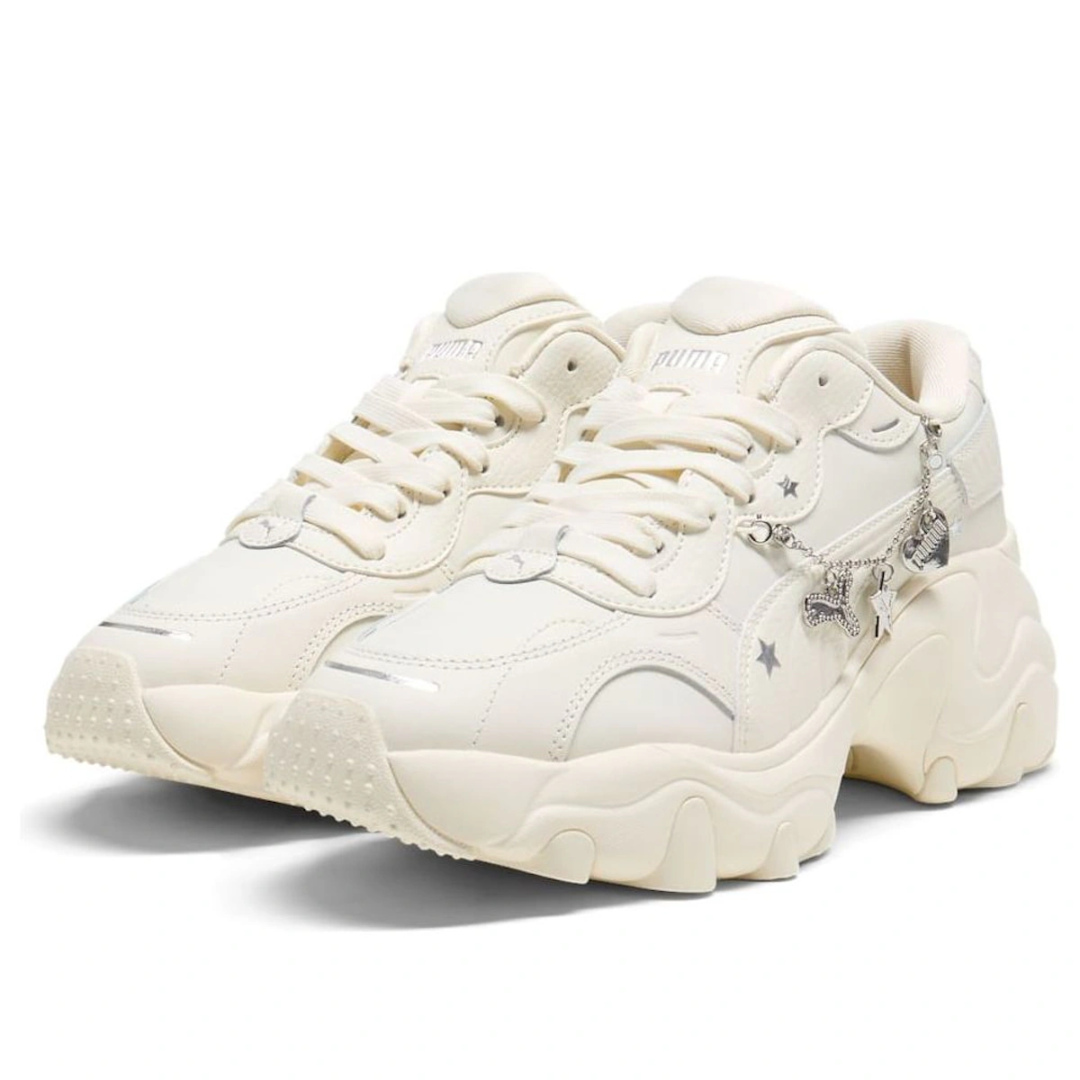 (Women) Puma Pulsar Wedge 'Chain - Frosted Ivory Silver'