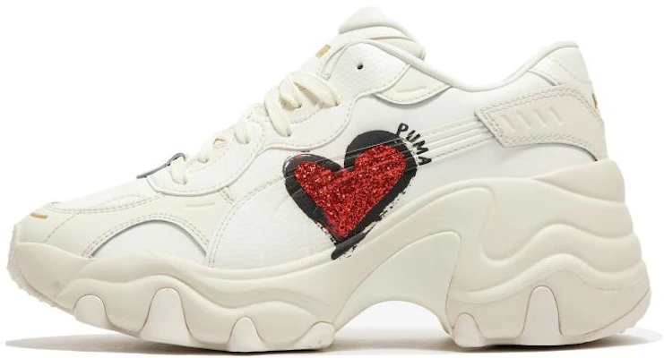 (W) 푸마 펄사 웨지 'CN 하트 - 프로스티드 아이보리' 398674-01 Buy (W) 푸마 펄사 웨지 'CN 하트 - 프로스티드 아이보리' 398674-01