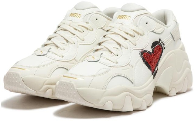 (Women) Puma Pulsar Wedge 'CN Heart - Frosted Ivory' 398674-01 Shop (Women) Puma Pulsar Wedge 'CN Heart - Frosted Ivory' 398674-01