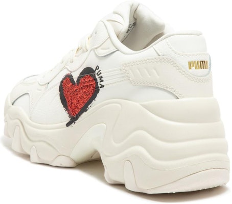 (Women) Puma Pulsar Wedge 'CN Heart - Frosted Ivory' 398674-01 Purchase (Women) Puma Pulsar Wedge 'CN Heart - Frosted Ivory' 398674-01