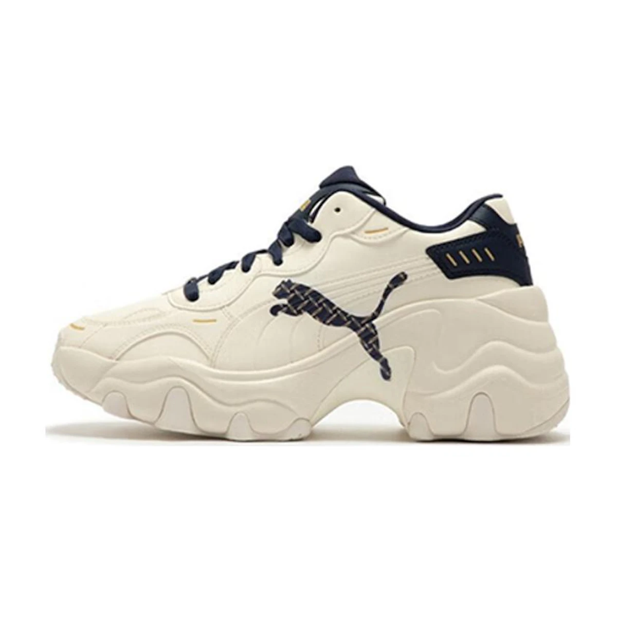 (Women) Puma Pulsar Wedge 'Beige Black' 396633-01