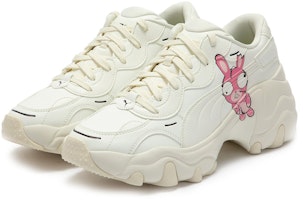PUMA Pulsar Wedge 復活節兔子 潮流 低筒 運動休閒鞋 女款 米白色 Lookbook PUMA Pulsar Wedge 復活節兔子 潮流 低筒 運動休閒鞋 女款 米白色