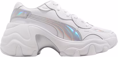 (Women) Puma Pulsar Wedge 'Iridescent - White Silver' 385251-01 (Women) Puma Pulsar Wedge 'Iridescent - White Silver' 385251-01