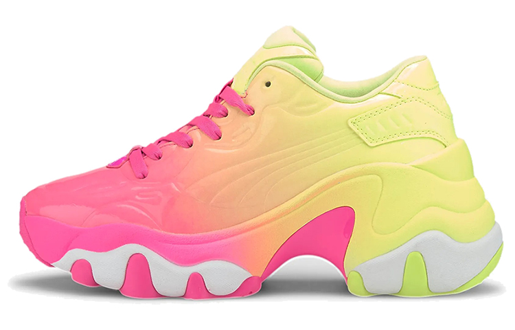 (Women) Puma Pulsar Wedge 'Luminous Pink Fizzy Yellow' 373043-02