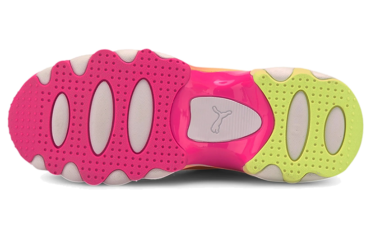 Details for PUMA Pulsar Wedge 低筒 跑步鞋 女款 紅黃漸變