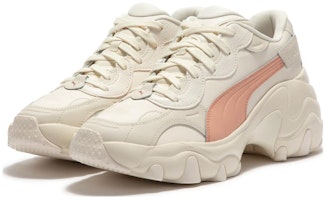 PUMA Pulsar Wedge 防滑耐磨 低幫 老爹鞋 女款 白粉 Lookbook PUMA Pulsar Wedge 防滑耐磨 低幫 老爹鞋 女款 白粉