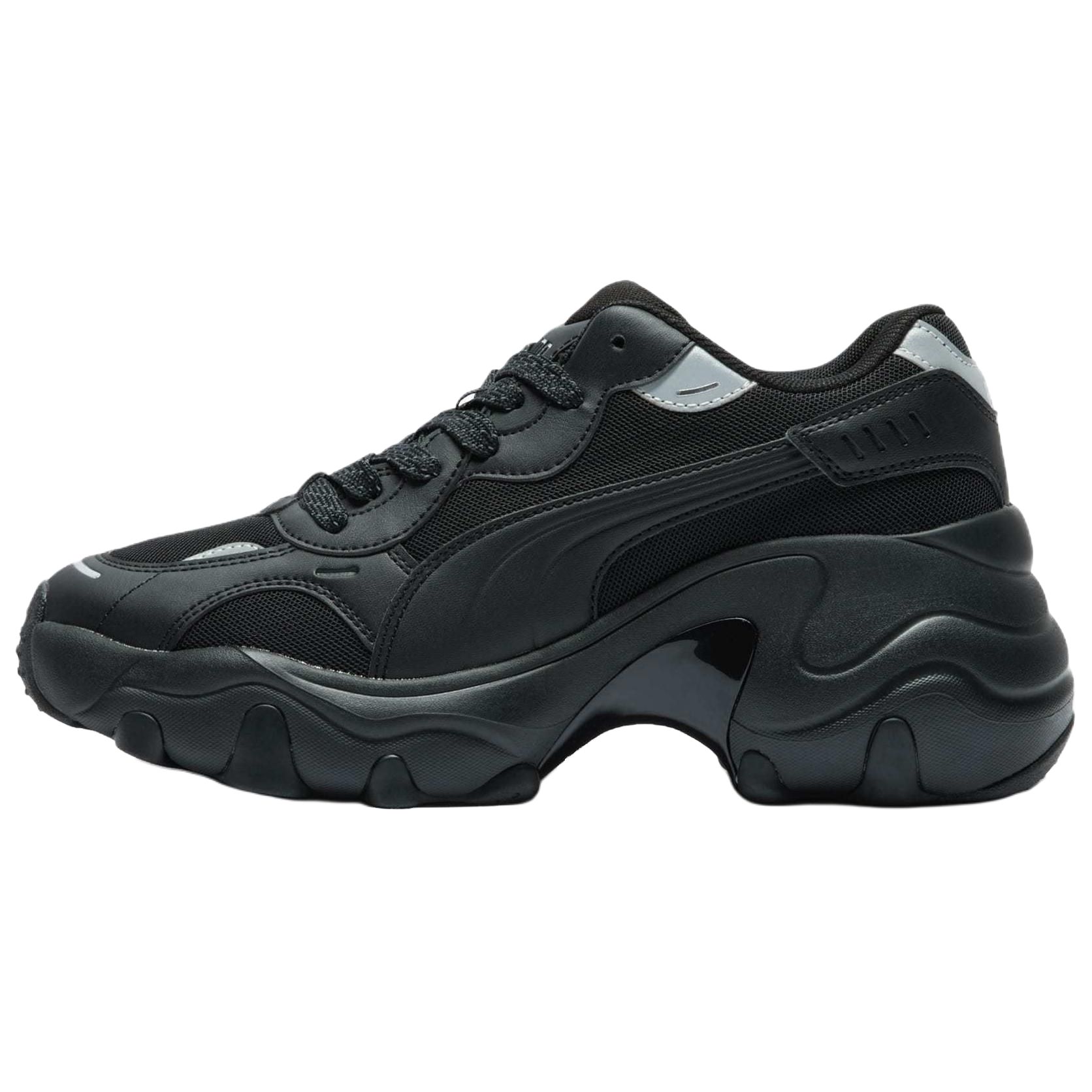 (Women) Puma Pulsar Wedge Mesh V2 'Black Silver' 399681-01