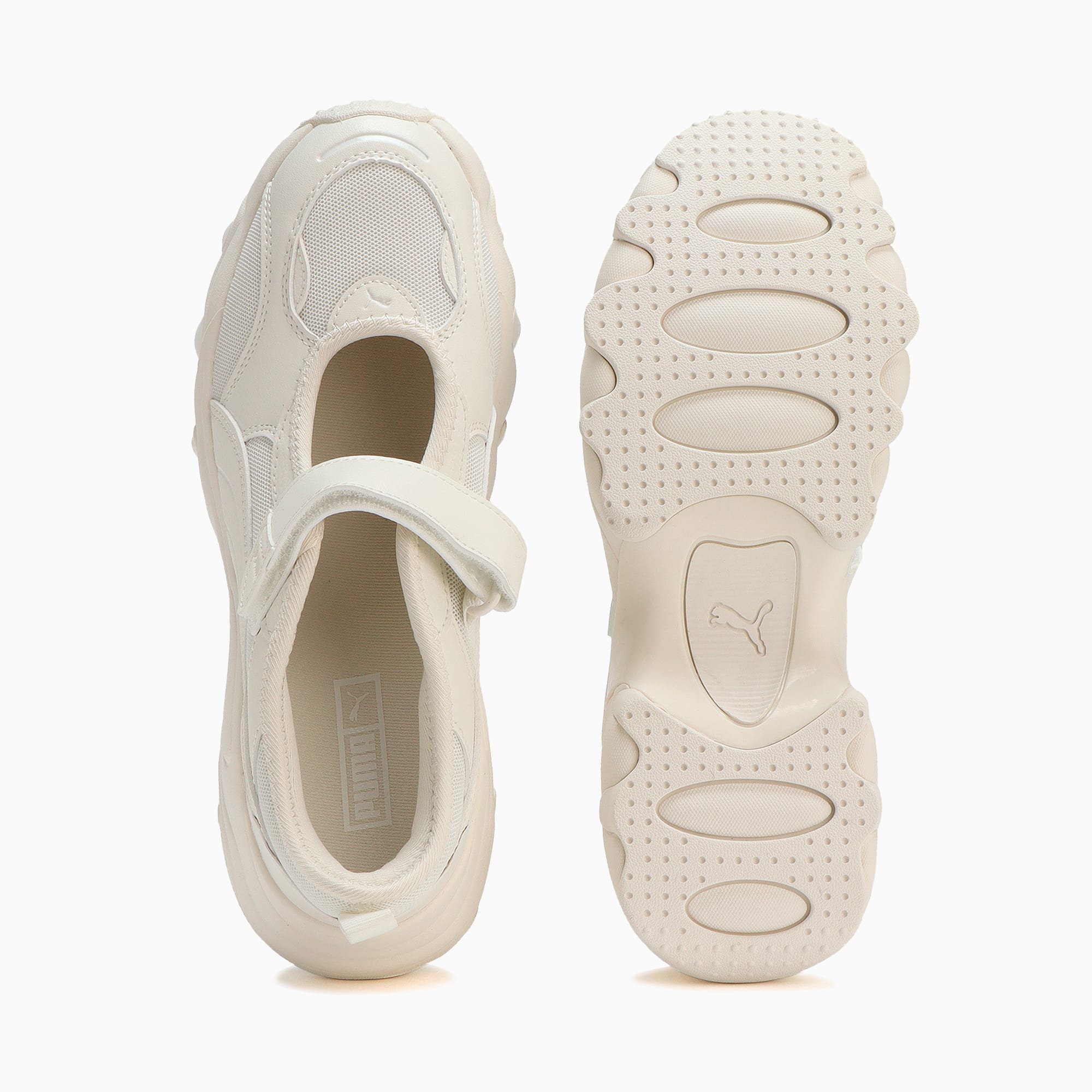 Details for (W) Sandalo Puma Pulsar Wedge ''Warm White'' 398677-01