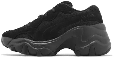 (Women) Puma Pulsar Wedge Suede 'Black' 395449-01 (Women) Puma Pulsar Wedge Suede 'Black' 395449-01