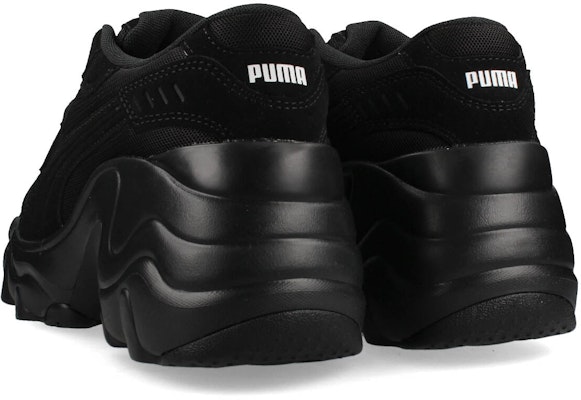(Women) Puma Pulsar Wedge Suede 'Black' 395449-01 Shop (Women) Puma Pulsar Wedge Suede 'Black' 395449-01