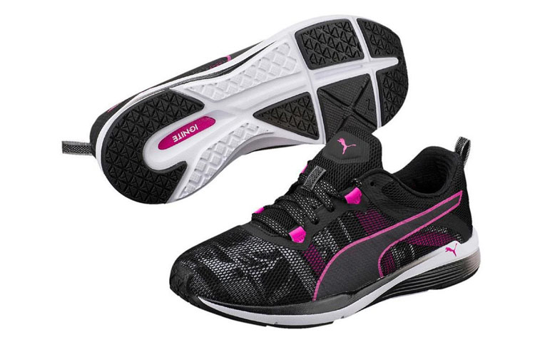 Lookbook (W) 푸마 펄스 이그나이트 XT '블랙 핑크' 189457-01