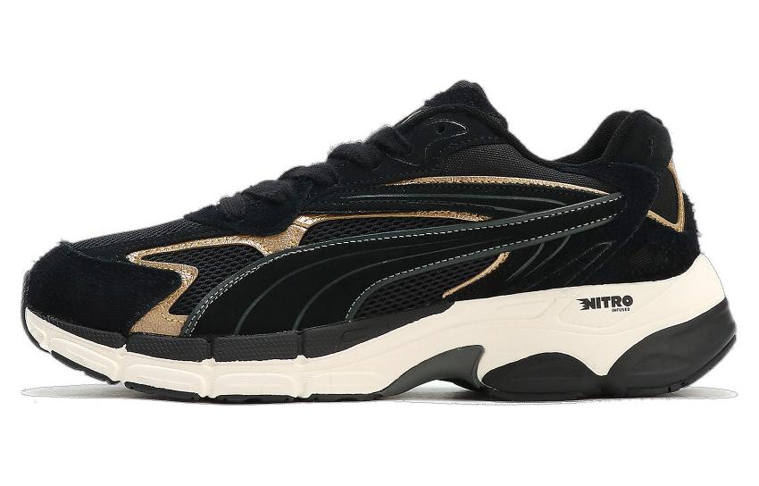 (W) Puma Puma Teveris Nitro Metallic 'Black Puma Gold'