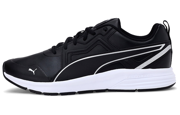 (Women) Puma Pure Jogger Sl Low-top Running Shoes Black/White 370305-01