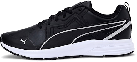 (Women) Puma Pure Jogger Sl Low-top Running Shoes Black/White 370305-01 (Women) Puma Pure Jogger Sl Low-top Running Shoes Black/White 370305-01