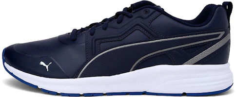 (Women) Puma Pure Jogger Sl Low-top Running Shoes White/Blue 370305-03 (Women) Puma Pure Jogger Sl Low-top Running Shoes White/Blue 370305-03