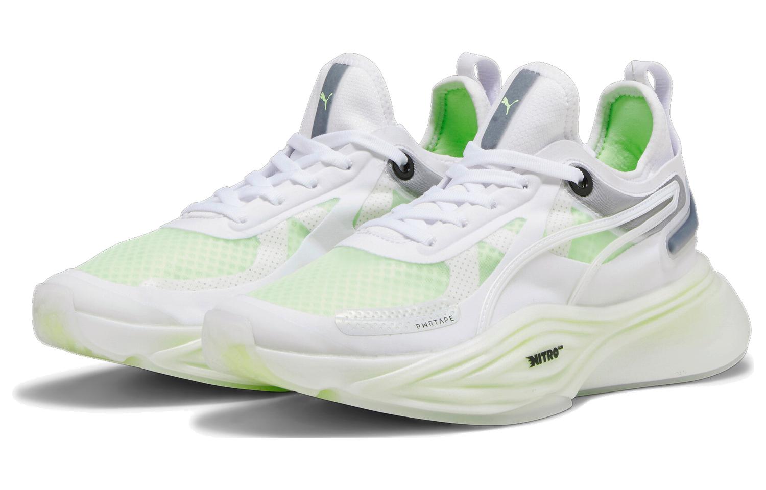 Lookbook （女性）Puma PWR XX Nitro Squared 'White Speed Green'  378688-02