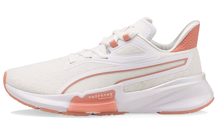 (W) Puma Pwrframe 'Crystalline White Pink Low'