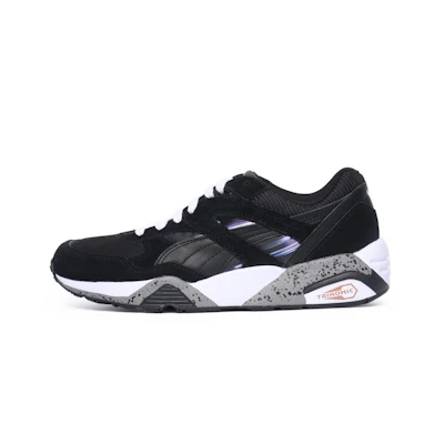 (W) Puma R698 Femme Print Running Shoes Black