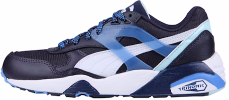 (Women) Puma R698 Trinomic Running Shoes Black/Blue/White 359013-03 (Women) Puma R698 Trinomic Running Shoes Black/Blue/White 359013-03