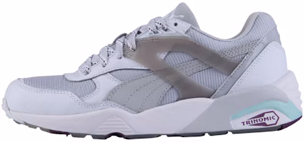 (Women) Puma R698 Trinomic Running Shoes Grey/White 359013-01 (Women) Puma R698 Trinomic Running Shoes Grey/White 359013-01