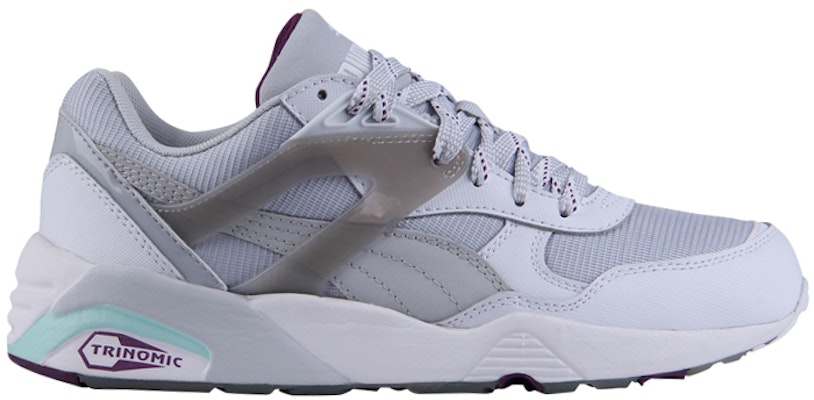 (W) Puma R698 Trinomic Kasut Larian Kelabu/Putih 359013-01 Order (W) Puma R698 Trinomic Kasut Larian Kelabu/Putih 359013-01