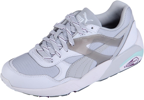 (W) Puma R698 Trinomic Kasut Larian Kelabu/Putih 359013-01 Lookbook (W) Puma R698 Trinomic Kasut Larian Kelabu/Putih 359013-01