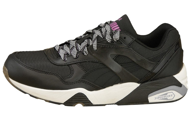 Buy (W) 彪马 R698 Trinomic 跑鞋 黑色 359013-02