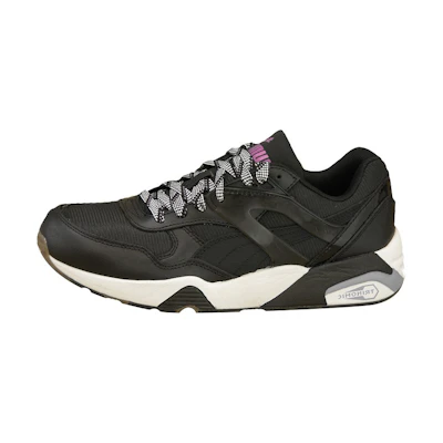 (W) Puma R698 Trinomic Running Shoes Black